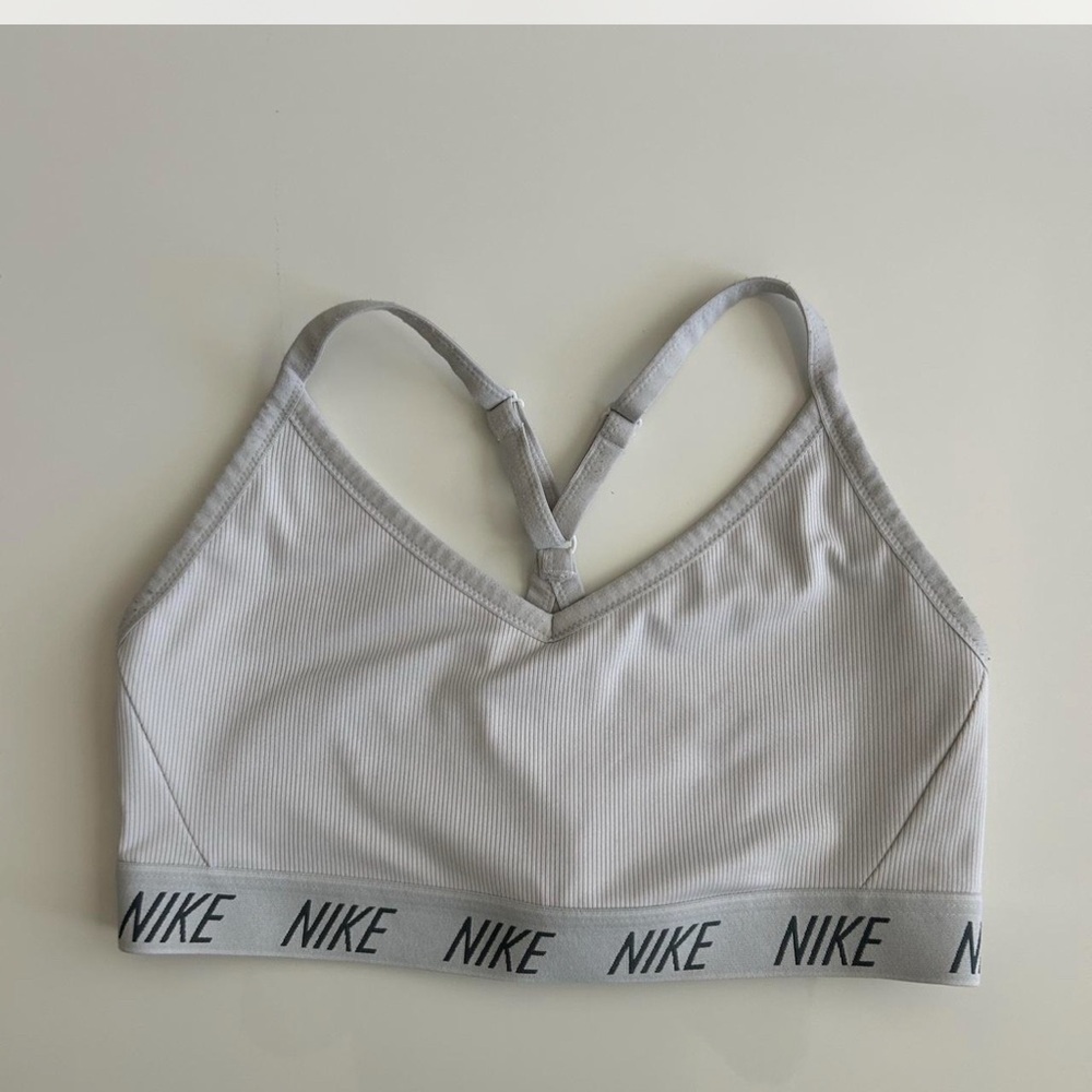 Nike Light Gray Sports Bra